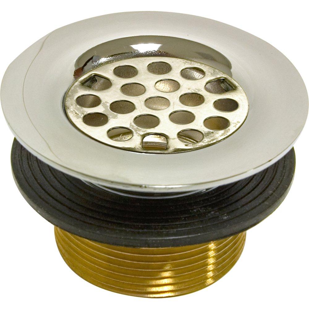 Lincoln Products&reg; Polished Chrome Trip Waste Shoe Strainer 