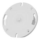 White PVC DWV Closet Flange with Knockout 