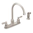 Moen Spot Resist&trade; Stainless Two Handle Kitchen Faucet 