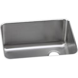 25-1/2 in. Undermount Stainless Steel Single Bowl Kitchen Sink in Lustrous Satin