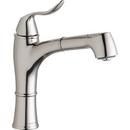 2.2 gpm 1-Hole Single Lever Handle Pull-Out Kitchen Faucet in Polished Nickel