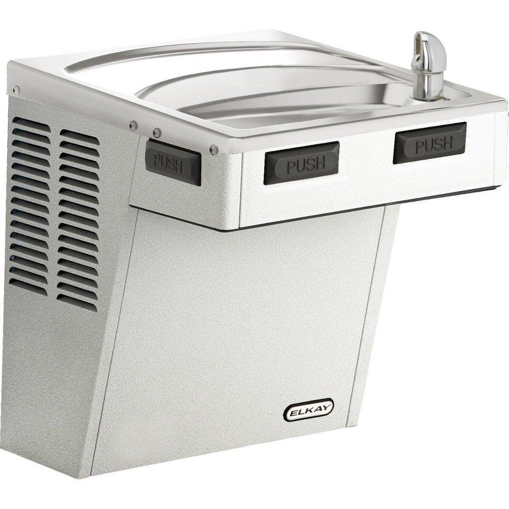 Elkay Stainless Steel Single Level Vandal-Resistant Drinking Fountain in Stainless Steel 