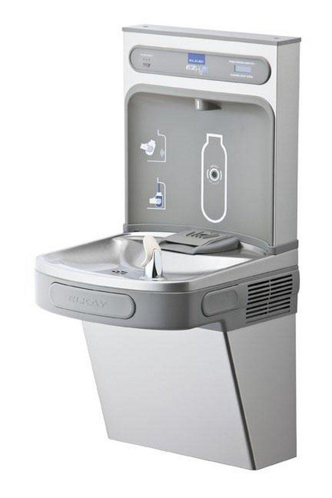 Elkay Stainless Steel 39-1/16 in. 8 gph Bottle Filling Station with Single Filtered LZ Cooler 
