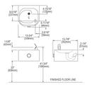 Elkay Stainless Steel 27 in. 8 gph Wall Mount Filtered Vandal Resistant Bi-Level Green ADA Cooler 