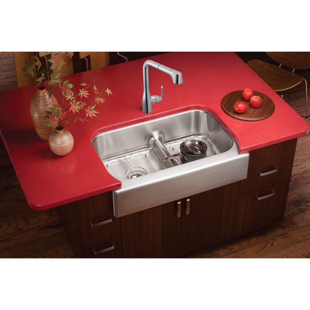 Elkay Polished Chrome 1.5 gpm Single-Handle Pull-Out Kitchen Faucet 