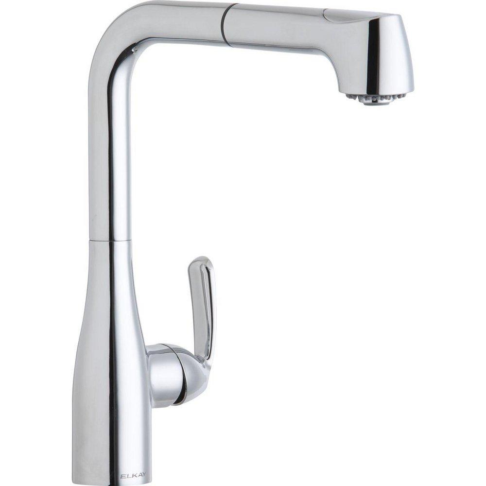 Elkay Polished Chrome 1.5 gpm Single-Handle Pull-Out Kitchen Faucet 