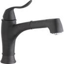 1.75 gpm 1-Hole Bar Faucet with Single Lever Handle and Pull-Out Spout in Oil Rubbed Bronze
