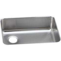 25-1/2 in. Undermount Stainless Steel Single Bowl Kitchen Sink in Lustrous Satin