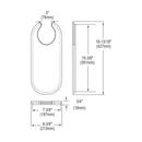 Elkay Lustrous Satin 25-1/2 x 19-1/4 in. No Hole Stainless Steel Single Bowl Undermount Kitchen Sink 