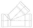 GPK Gasket PVC Double Sewer Wye 