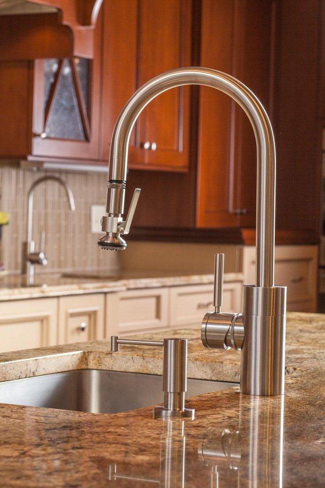 Waterstone Stainless Steel 3-1/2 in. 12 oz Kitchen Soap Dispenser 