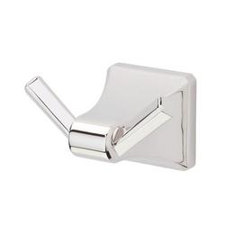 2-Hook Robe Hook in Polished Nickel