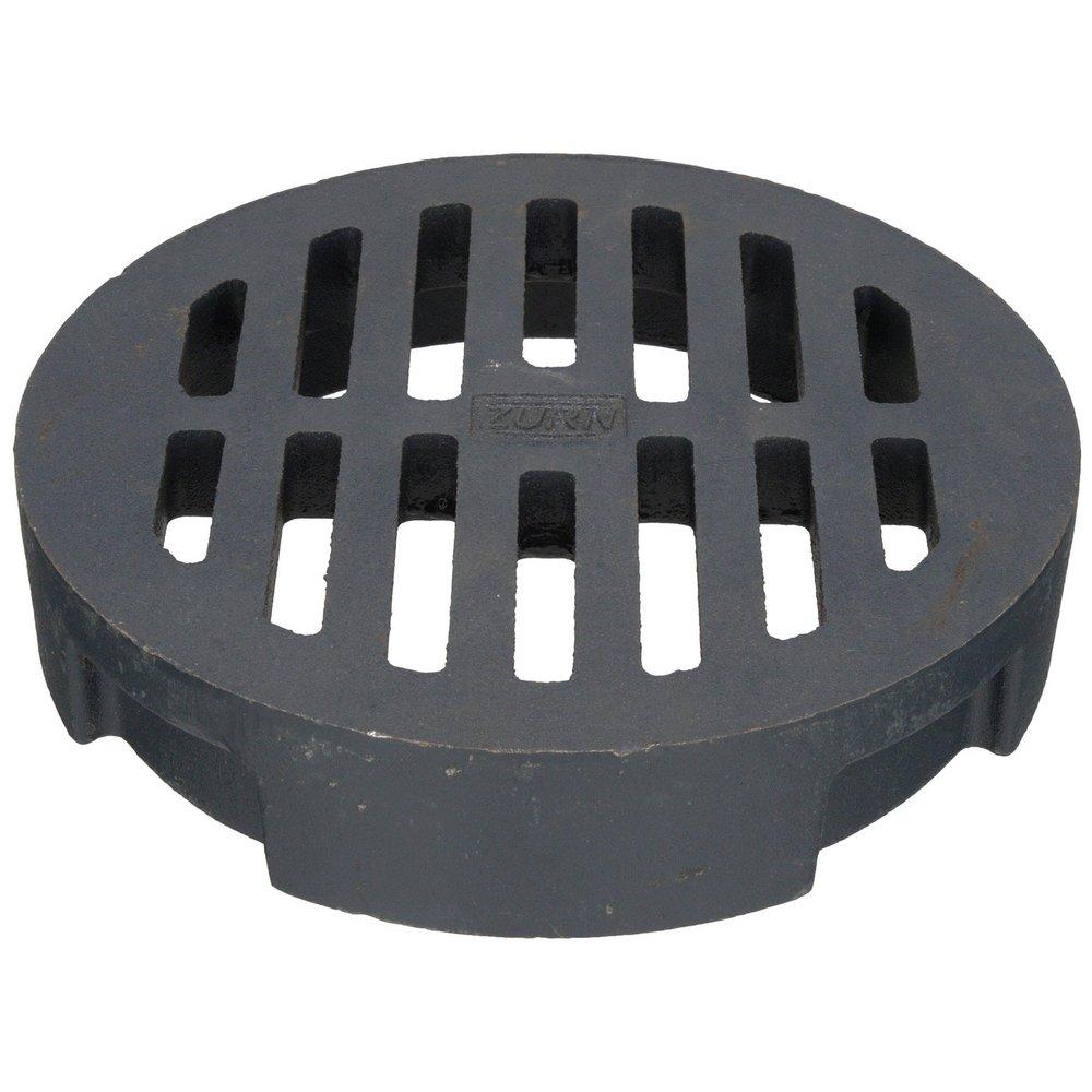 Zurn 50570-6 Z550 8 OD x 5 8 Flat Round Drain Grate Cast Iron