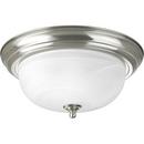 Progress Lighting Brushed Nickel 75W 2-Light 120V Medium Incandescent Ceiling Light 