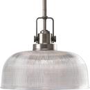 Progress Lighting Antique Nickel 100W 1-Light Medium Base Incandescent Pendant 