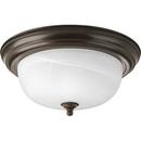 Progress Lighting Antique Bronze 75W 2-Light 120V Medium Incandescent Ceiling Light 