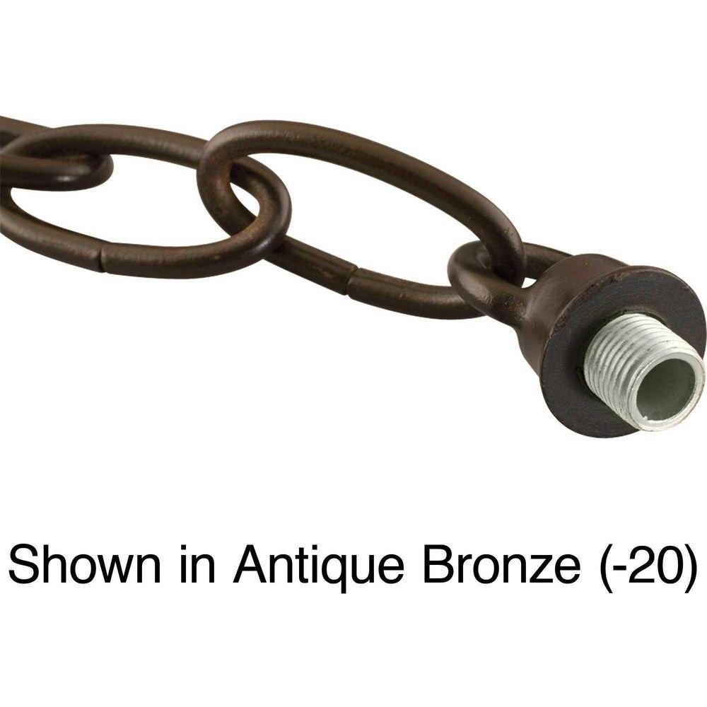 Progress Lighting Brushed Nickel Loop & Chain Hung Kit 