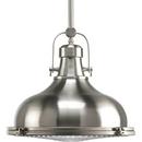 Progress Lighting Brushed Nickel 100W 1-Light Medium Pendant Light 