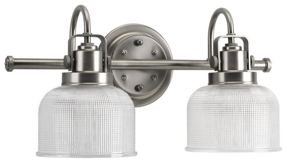 Progress Lighting Antique Nickel 100W 2-Light Medium Base Bracket 