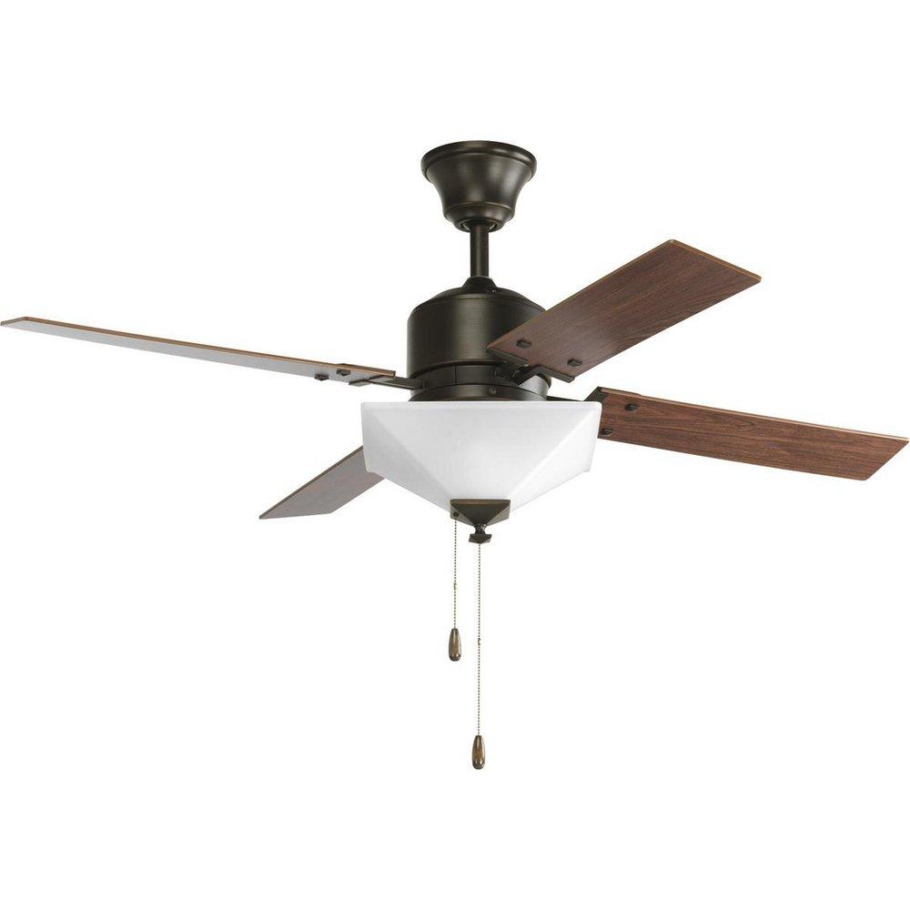 Progress Lighting Antique Bronze 52 in. 4-Blade Ceiling Fan 