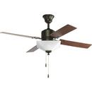 Progress Lighting Antique Bronze 52 in. 4-Blade Ceiling Fan 