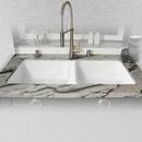 Commercial Enameling White No-Hole Cast Iron Service Sink 