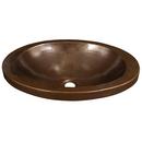 Native Trails Antique Copper 21 x 14 in. Drop-In Lavatory Sink 