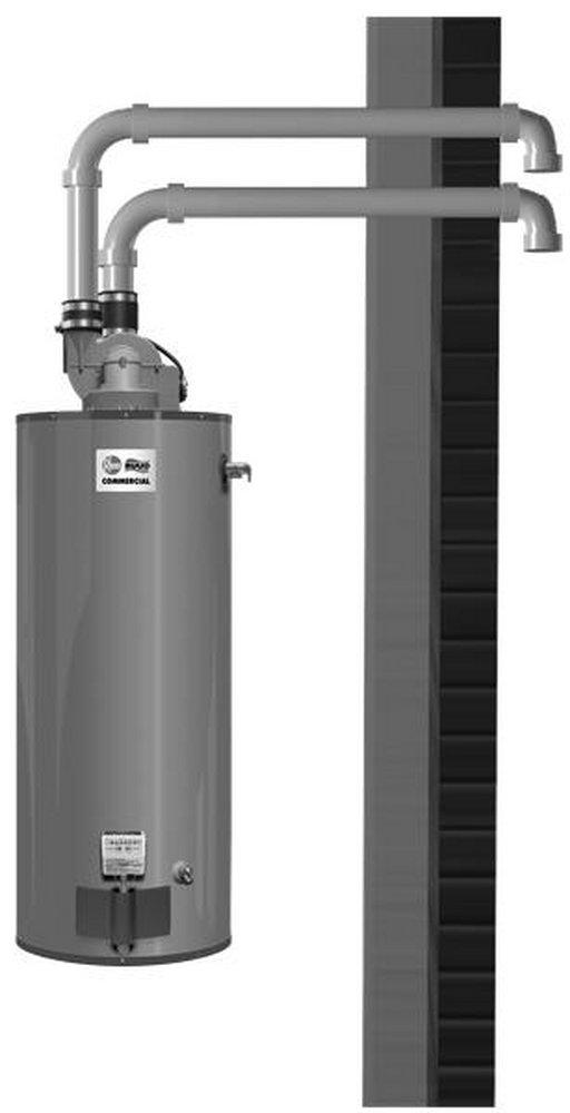 Rheem 75 Gallon Propane Power DV Commercial Water Heater 