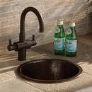 Native Trails Antique 12-1/2 x 12-1/2 in. Dual Mount Copper Bar Sink 