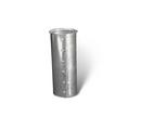4 x 4 in. Galvanized Steel Round Duct Thimble Kit
