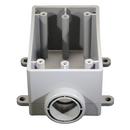 Can-Tex Industries Grey 1 in. 1-Gang Type FSC PVC Exposed Electrical Outlet Box 