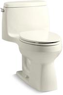 KOHLER Biscuit 1.28 gpf Elongated One Piece Toilet with Left-Hand Trip Lever 