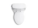 KOHLER White 1.28 gpf Elongated One Piece Toilet with Left-Hand Trip Lever 
