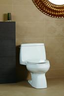 KOHLER White 1.28 gpf Elongated One Piece Toilet with Left-Hand Trip Lever 