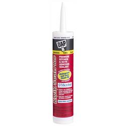 10.1 oz. Kitchen & Bath Antimicrobial Adhesive Sealant in White