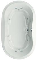 66 x 44 in. Combo Drop-In Bathtub with Center Rear Drain in White