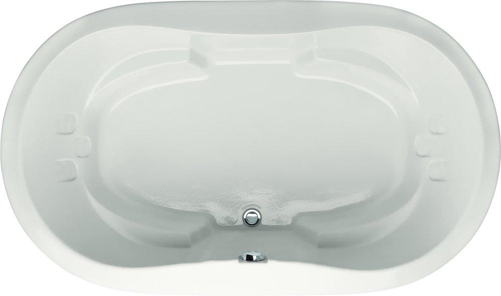 Hydro Systems White 74 x 44 in. Soaker Drop-In Bathtub 