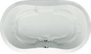 Hydro Systems White 74 x 44 in. Soaker Drop-In Bathtub 