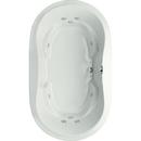 Hydro Systems White 66 x 44 in. Whirlpool Drop-In Bathtub with Center Drain 