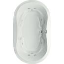 66 x 44 in. Combo Drop-In Bathtub with Center Drain in White