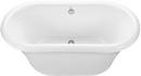 MTI Whirlpools&reg; White 65-1/2 x 35 in. Soaker Tub with Option Base Bath Tub 