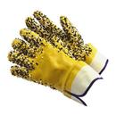 Shu-Bee's Bright Yellow Cotton Glove with Cuff in Bright Yellow 