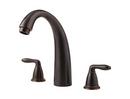 Two Handle Roman Tub Faucet in Tuscan Bronze Trim Only