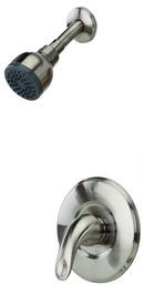 2.5 gpm Shower Faucet Trim Kit with Single Lever Handle in Brushed Nickel
