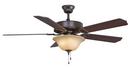 Fanimation Oil Rubbed Bronze 52 in. 3-Light 5-Blade Ceiling Fan with Light Kit 