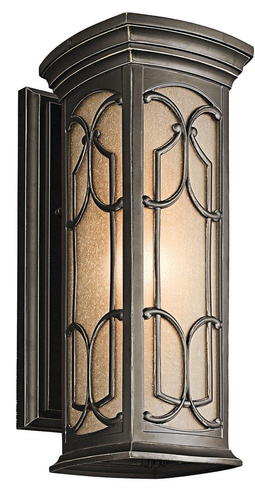 Kichler Lighting Olde Bronze 18 in. Height 100 W 1-Light Medium Lantern 
