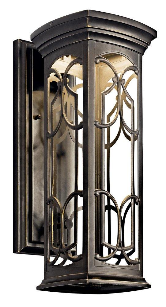 Kichler Lighting Olde Bronze 18 in. Height 100 W 1-Light Medium Lantern 