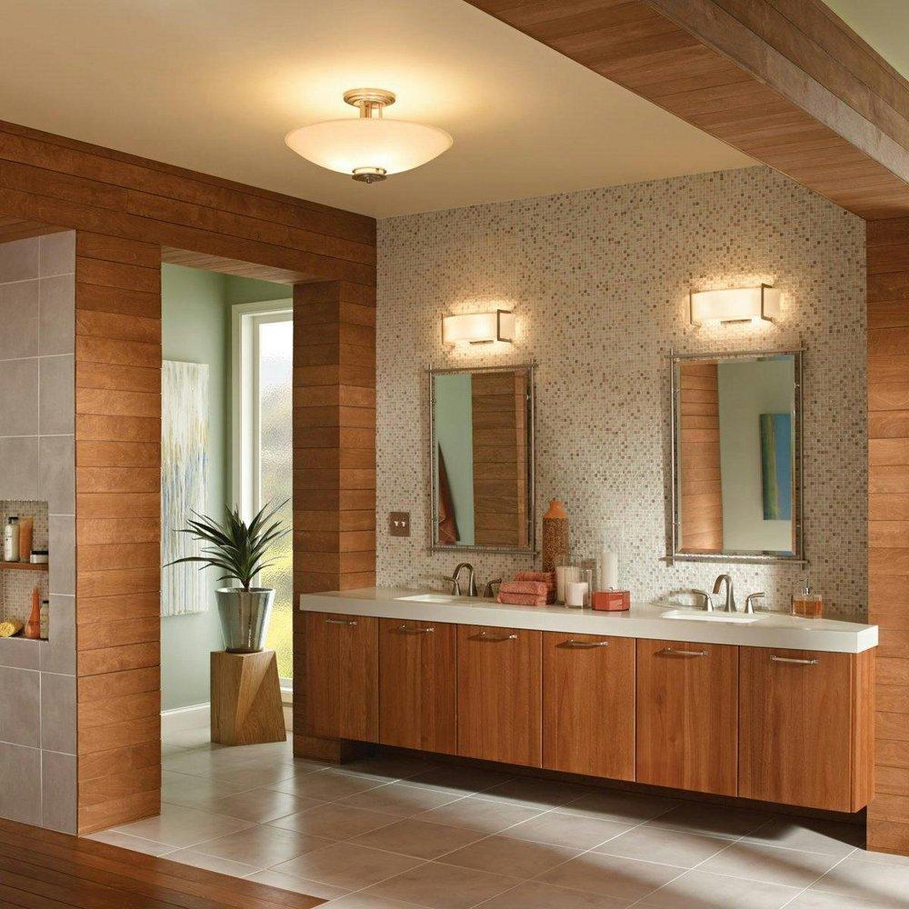 Kichler Lighting Brushed Nickel 39 x 26-1/2 in. Rectangular Mirror 