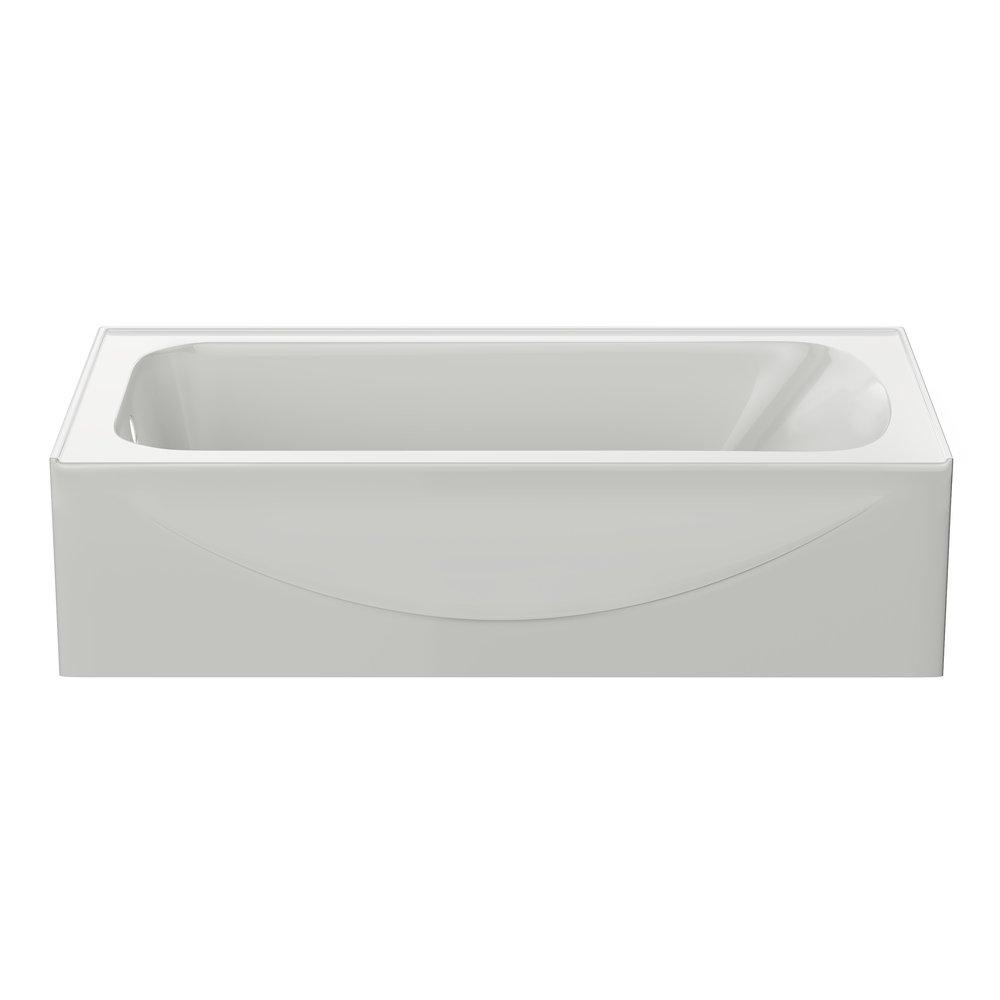 PROFLO® White 59-3/4 x 30-1/4 in. Soaker Alcove Bathtub with Left Drain 