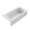 PROFLO&reg; White 59-3/4 x 30-1/4 in. Soaker Alcove Bathtub with Right Drain 